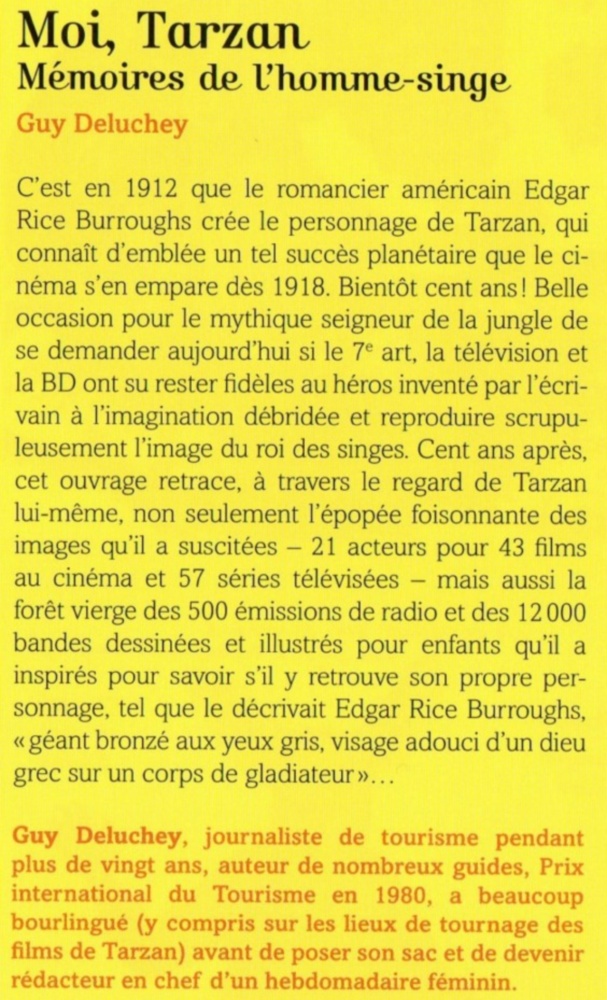 Moi, Tarzan par Guy Deluchey Moi, Tarzan par Guy Deluchey