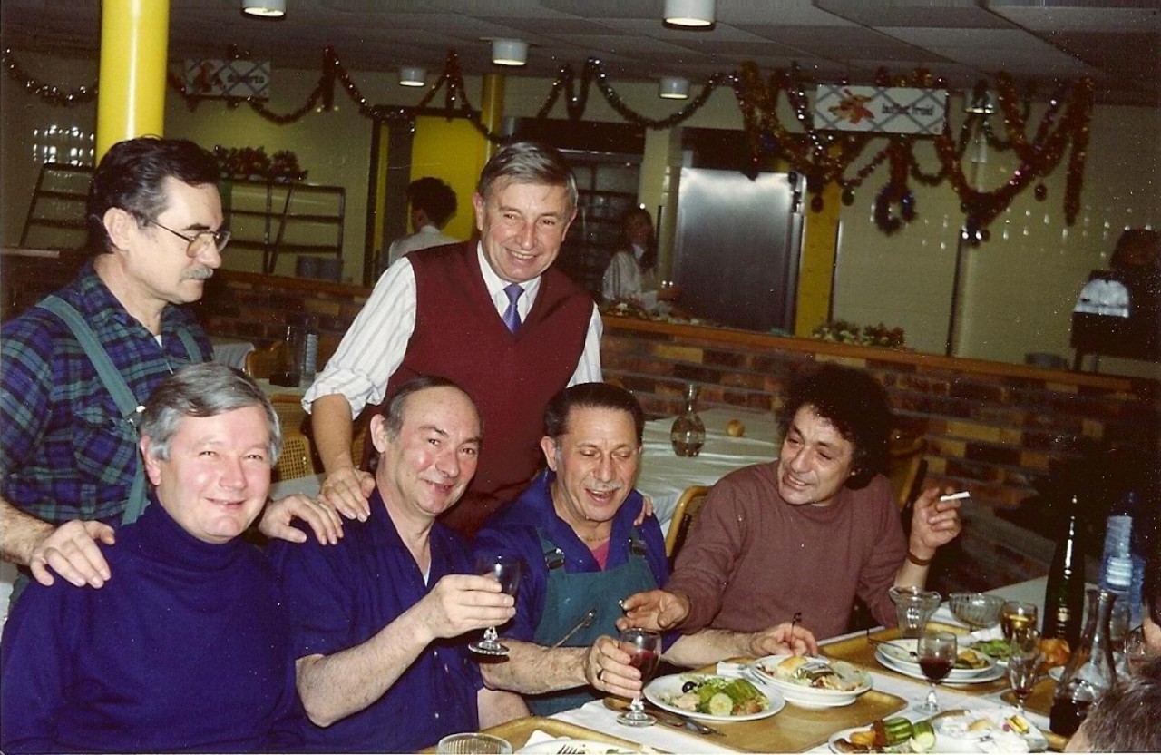 Un repas de fete entre collegues